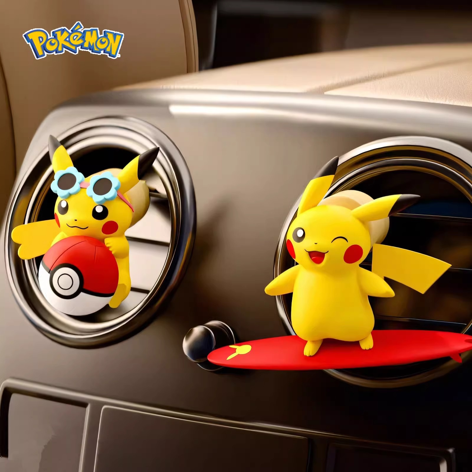 Fragrance Perfume Car - Anime Pokemon Pikachu Action Figure Car