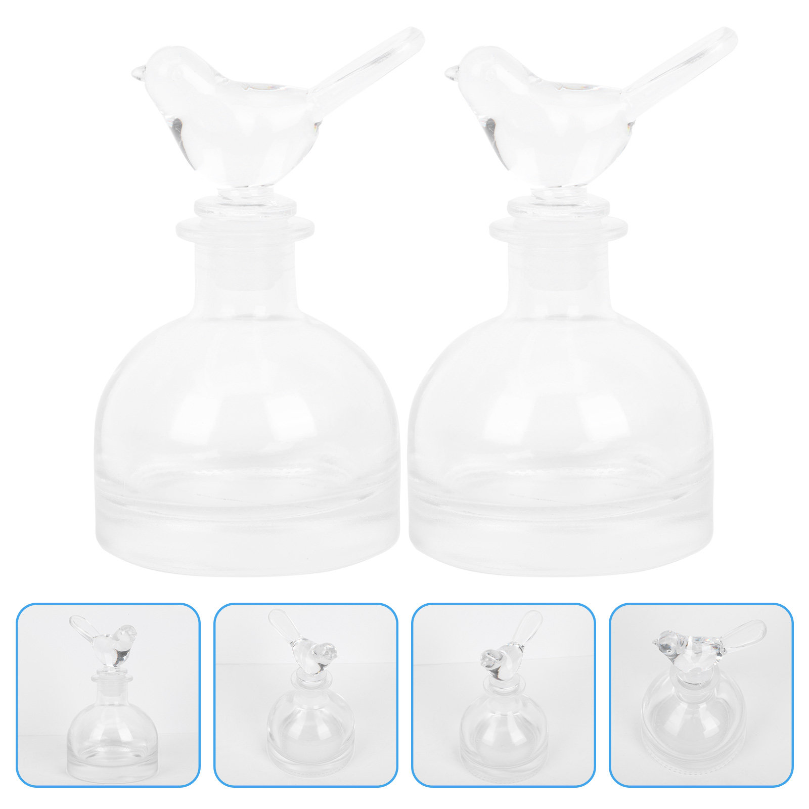 2Pcs Glass Perfume Bottles Pre - Fragrance Perfume Car ulasan dan harga