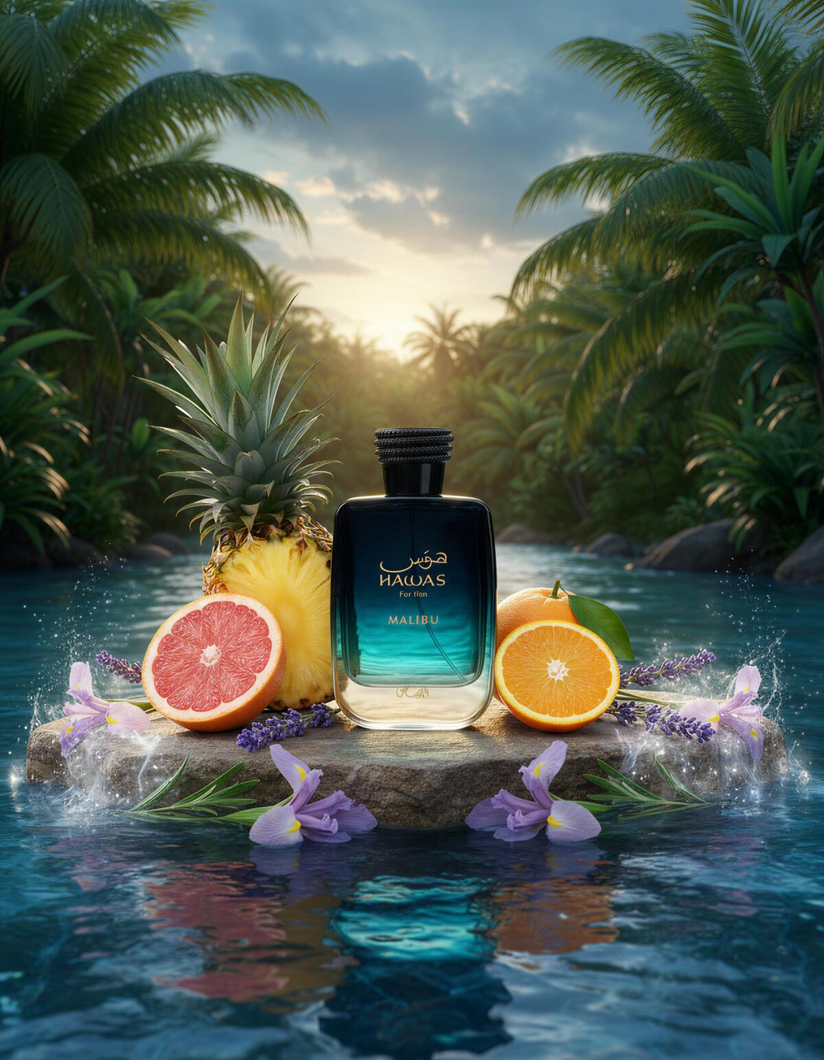 Rasasi Hawas Malibu For Him ED - Perfume Fragrance Notes ulasan dan harga