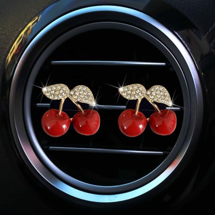 2Pcs Cherry Car Air Vent Fresh - Fragrance Perfume Car ulasan dan harga
